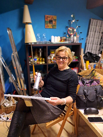 Maľba akrylom - zima